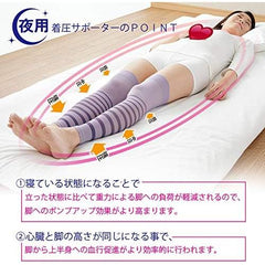 MEIDAI Night Foot Comfort Supporter (M-L) Calf Supporter Compression Swelling Relief Supporter Foot Massage Foot Swelling