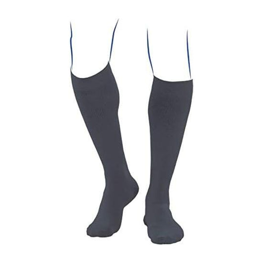 General medical equipment Promote blood flow in lower limb veins Men's compression socks Elastic stockings Medical use ELEGANCE 20-36mmHg (27-48hPa) Summer Black Black (L)