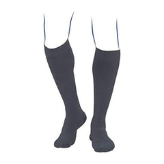 General Medical Equipment Open Toe Men's Compression Socks Elastic Stockings Medical ELEGANCE 15-20mmHg (20-27hPa) Summer Black Black (L)