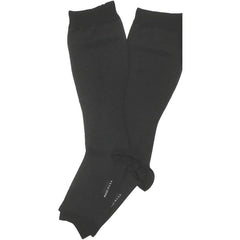 Rexfit thin high socks, no toes, LL size, black color, class I 15-20mmHg