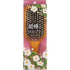 Kai Princess Camellia Paddle Brush Hair Brush Scalp Massage Wooden Comb Hair Care Brown 1 Piece (x1)