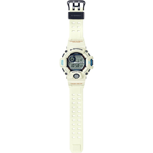 Casio G-Shock GW-9408KJ-7JR Men's Watch, Love Sea and The Earth Earthwatch, Collaboration Model, White, Limited Edition / EARTHWATCH collaboration