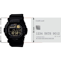 CASIO G-SHOCK Men's Digital Watch Vibration GD-350-1B Black Overseas Model Reimported Product