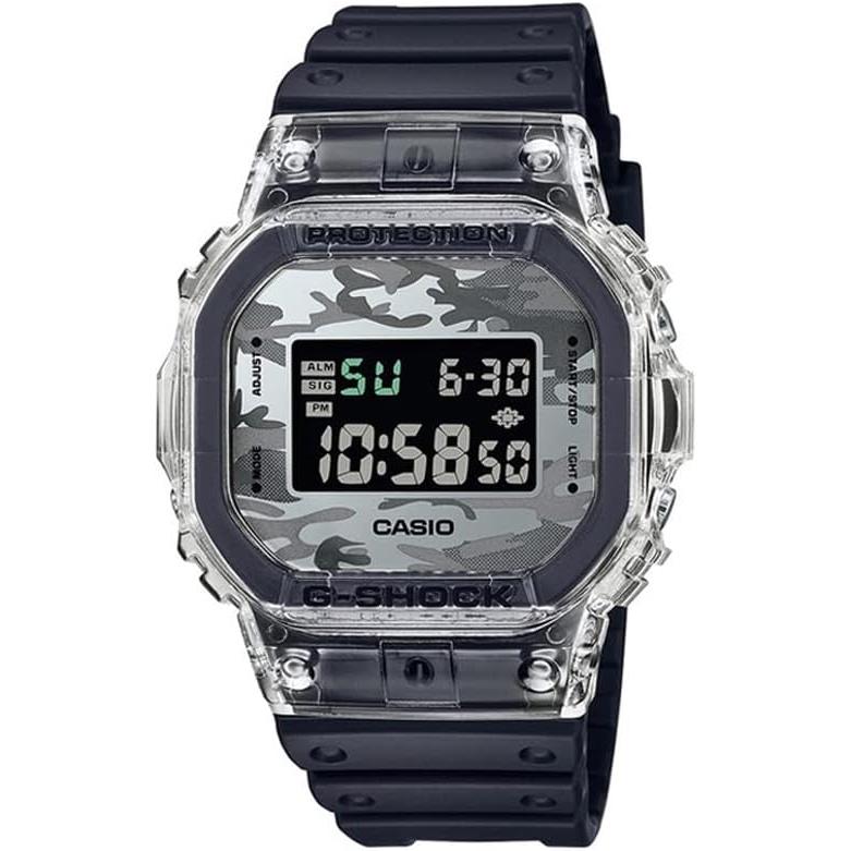 Casio G-Shock DW-5600SKC-1 Camomoflage Skeleton Series Digiana Men's Overseas Model