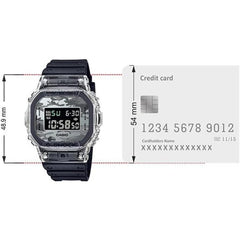 Casio G-Shock DW-5600SKC-1 Camomoflage Skeleton Series Digiana Men's Overseas Model