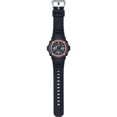 Casio AWG-M100SF-1A5JR AWG-M100SF-1A5JR Wristwatch, Men's Black, Limited Edition / Black x Rose Gold (with special package), Resin Band