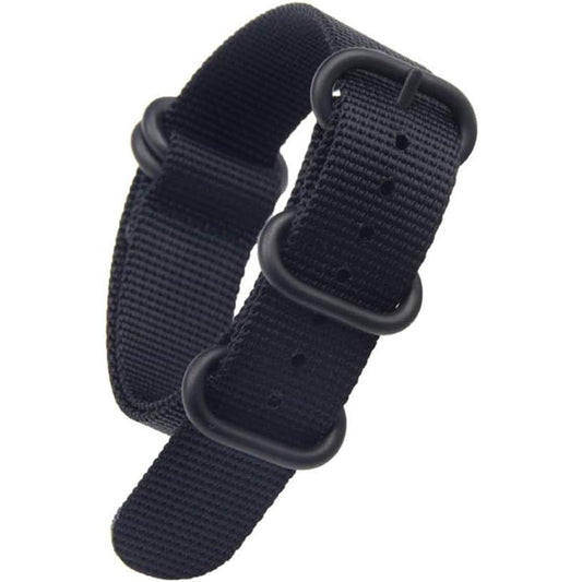 Nato Belt, 0.6 inch (16 mm), ZULU Nylon Band, Ribbon Fabric Replacement Band, Small Watch Strap, G10 Replacement Belt, Tools Included