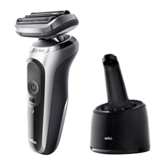 Brown Series 7 70-S7201cc Electric Shaver with Washer Silver