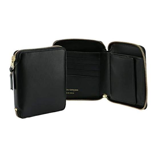 Men's Classic Leather Line Bifold Wallet Black SA2100-0001-0001 Parallel Import, black