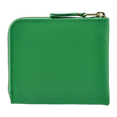 L-Shaped Zipper, Men's Classic Leather Line Coin Case, GREEN SA3100-0001-0006, green