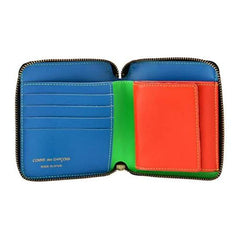 Men's Super FLUO Bi-Fold Wallet GREEN SA2100SF-0002-0006, green