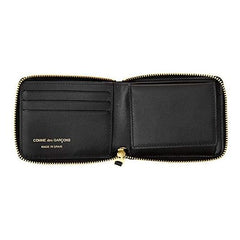 Conde Garcon EMBOSSED LOGOTYPE SA7100EL Round Zipper Bifold Wallet Parallel Import