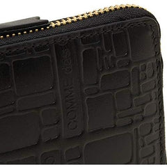 Conde Garcon EMBOSSED LOGOTYPE SA7100EL Round Zipper Bifold Wallet Parallel Import