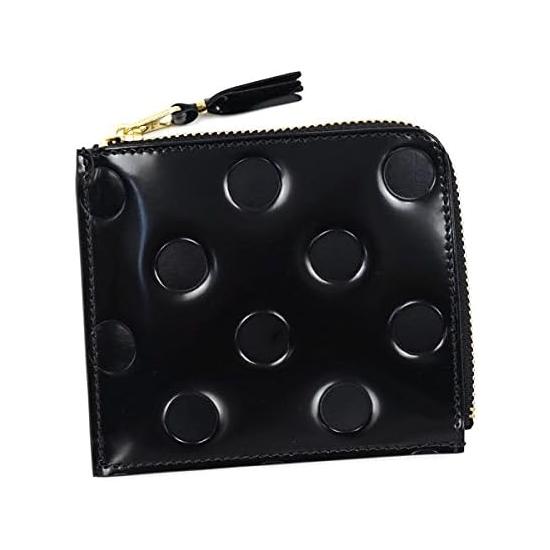 Com de Garcon Coin Purse SA3100NE P DOTS EMBOSSED BLACK Parallel Import