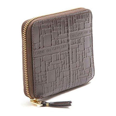 SA2100EL/Round zipper bifold wallet/BROWN/Chocolate brown/Comme des Garçons Parallel import goods