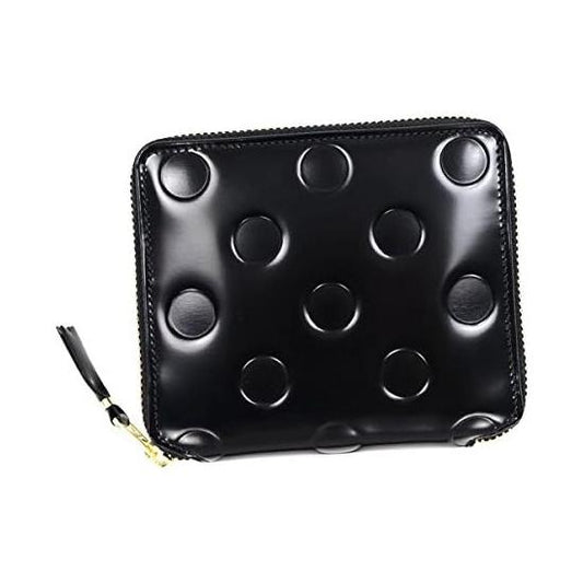 Wallet SA2100NE P DOTS EMBOSSED2 Tsuorico BK Women's Parallel Import