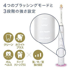 Philips Sonicare HX9911/66 Electric Toothbrush, Diamond Clean, Smart App Linking, Charger Glass Included