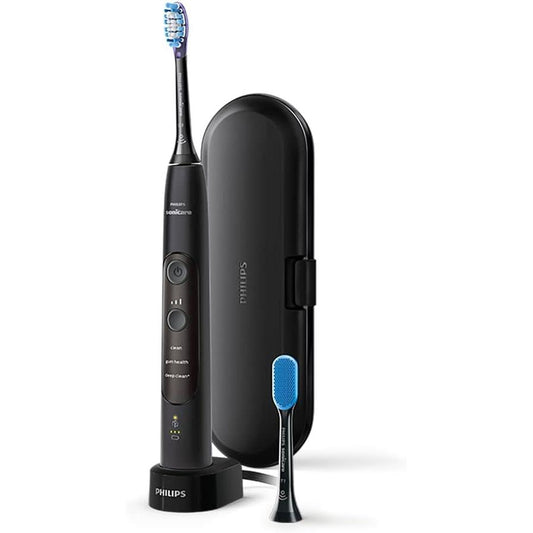 Philips HX9601/12 Expert Clean Electric Toothbrush, Travel, Portable, Rechargeable, with Travel Case