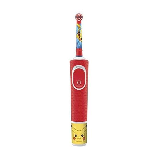 Braun Oral B Smudge Clean Kids Premium Plus Red Electric Toothbrush D1004162KPKME Red