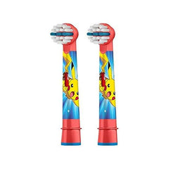 Brown Oral B Electric Toothbrush for Children EB10-2KGE Smudge Clean Kids Soft Replacement Brush, Red