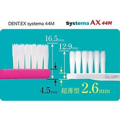 Lion Systema AX Toothbrush x 12, 44M (Compact, Normal)