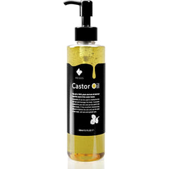 VELUS Castor Oil, 10.1 fl oz (300 ml), Castor Oil, Base Oil, Hexane Free, Natural 100% Additive-Free, Domestic Refined