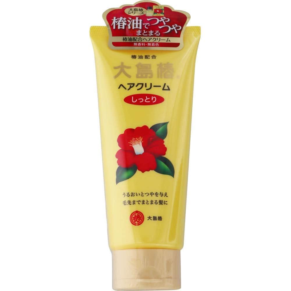 Oshima Tsubaki Hair Cream, Moist x 2 Sets