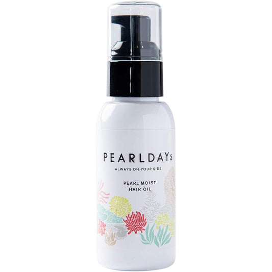 PEARLDAYs Pearl Moist Hair Oil, 2.8 fl oz (80 ml), Moisturizing, Organic Argan Oil (Pearl Days)