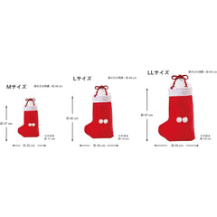 Sanrio 781746 Christmas Wrapping Socks Bag LL Size SANRIO