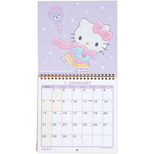 Sanrio 2024 701289 Hello Kitty Wall Calendar, M