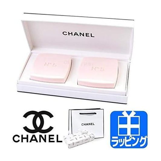 Chanel CHANEL Soap Savon Gift Set Cosmetics N5 Number Five Perfume Soap Low Eau De Toilette Gift Present (1set) 75g (x2)