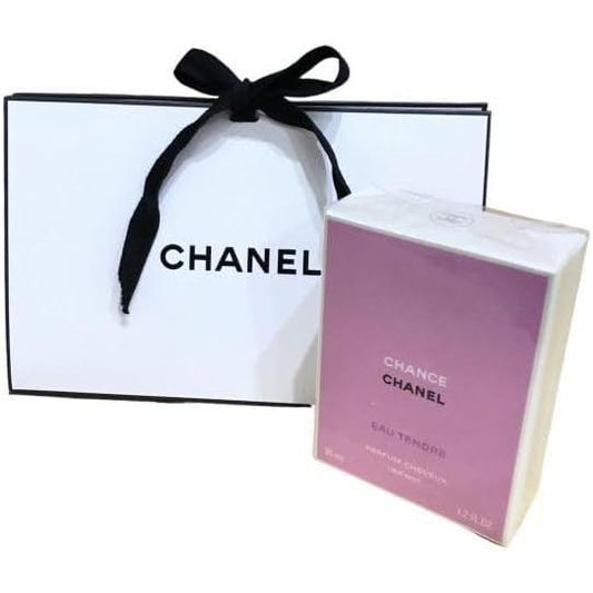 Chanel Chance Eau Tendre Hair Mist 1.2 fl oz (35 ml) (Genuine Domestic Product) Gift Present Ribbon Wrapped with Shopper