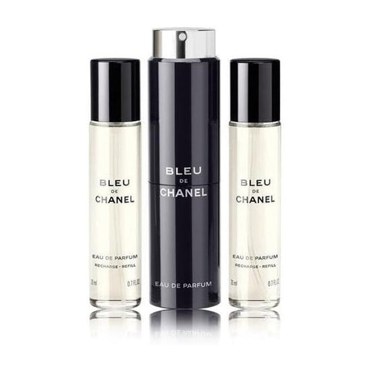 Chanel Chanel Chanel buru-doxu o-doparufamu toraberusupurei Refill 20ml (Pack of 2) with Chanel Bleu De Chanel EDP Travel Spray 20ml X 3 parallel import goods