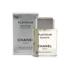 Chanel Egoiste Platinum EDT SP, 1.7 fl oz (50 ml) (Genuine Domestic Product) Gift, Present, Ribbon Wrapped, Shopper Included