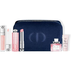 Dior Holiday Offer 2021 Addict Lip Glow #001 Addict Lip Maximizer #001 Capture Total Dreamskin Care   Perfect Miss Dior Rose PouchChristmas Coffret Coffret Limited Edition