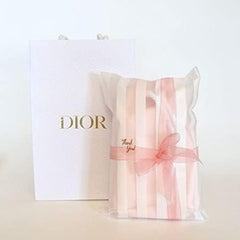 Dior Pouch Mini Trinket Case Logo Cute Makeup Pouch Peach Pink Rose Heart Paris Cotton Makeup Makeup Cosmetics, Pink