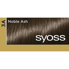 Syoss Oleo Cream, Hair Color, Salon Quality, Dye for White Hair, Bonus Item Included, 3A Noble Ash