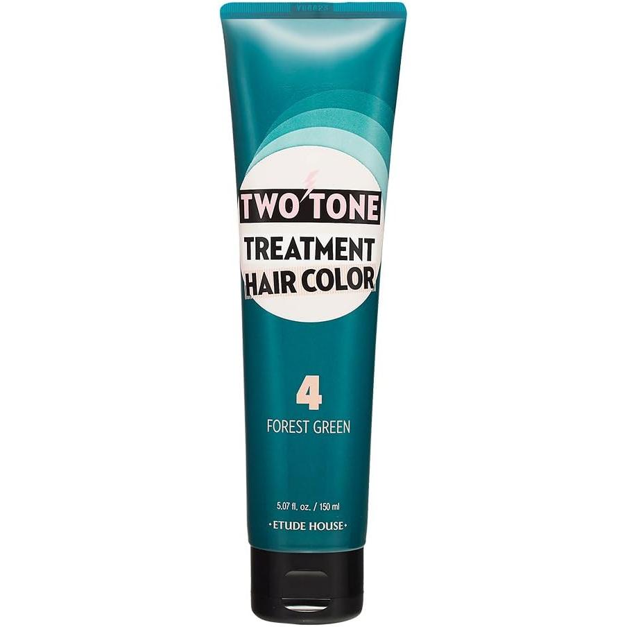 ETUDE OFFICIAL Two Tone Treatment Hair Color Forest Green / Hair Color / Hair Tint 150ml (x1)