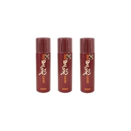 Set of 3 Amoros Black Darling Color Spray 4.5 fl oz (135 ml) 174 S Chestnut Black Hair Color Spray