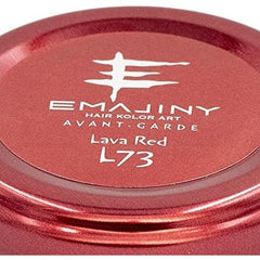 EMAJINY Lava Red L73 Emaginy Lava Red Color Wax Dark Red, 1.2 oz (36 g), Made in Japan, Unscented, 1 Day Flashy Hair That Can Be Washed With Shampoo