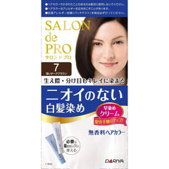 Dariya sarondopuro Fragrance Free Hair Color Fast Dyed Cream Deep Dark Brown x Set of