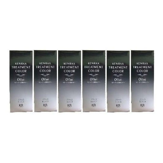 Kenlux Treatment Color Black (Hair Dye) 5.6 oz (160 g) Hair Manicure Type Set of 6