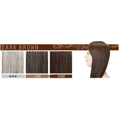 Fluff Finished kara-tori-tomento Dark Brown Dyes His Hair. Set of 3