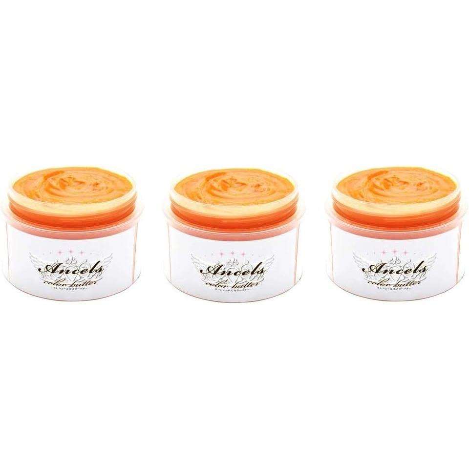 Enchales Color Treatment, Color Butter, 7.1 oz (200 g) (Mango Orange), Set of 3