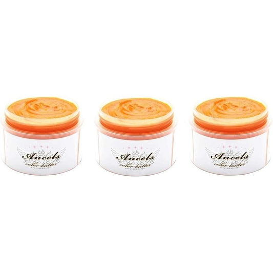 Enchales Color Treatment, Color Butter, 7.1 oz (200 g) (Mango Orange), Set of 3