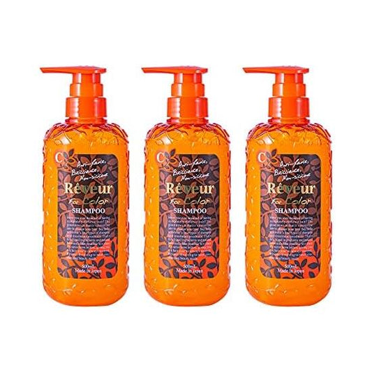 Rêveur 4-Color Shampoo N, 16.9 fl oz (500 ml), Set of 3