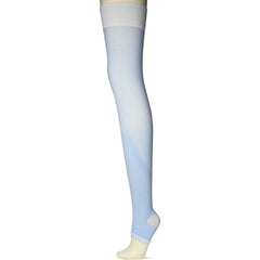 638-992 Women's Socks Supplement, Long and Promotes Blood Circulation while Cool Sleep, Saxe Blue, Made in Japan, 9.1 - 9.8 inches (23 - 25 cm), Equivalent to Japanese Size M-L, Saxophone, 23-25