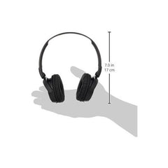 Sony MDR-ZX110 Headphones: Sealed Foldable Black MDR-ZX110 B