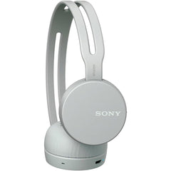 Sony WH-CH400 Wireless HeadphonesBluetooth compatible; up to 20 hours of continuous playback; built-in microphone; 2018 model. grays