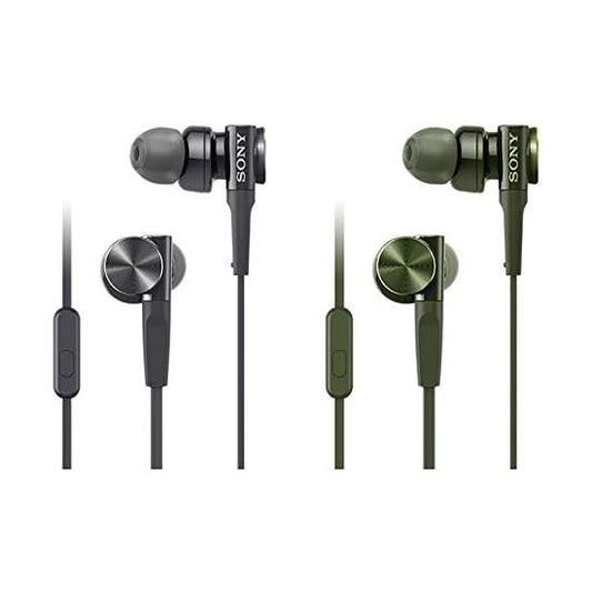 Sony earphones Low and low-pitched model MDR-XB75AP: Includes Canal Remote Control and Microphone Black MDR-XB75APB